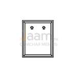 Мебель для гостиниц Панель настенная под верхнюю одежду ГР 730 ОАТ