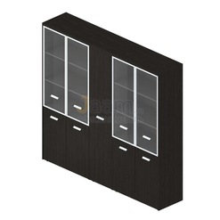 Кабинет руководителя Шкаф с девятью дверьми