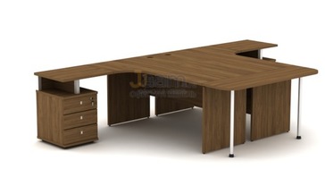 Мебель для персонала Комплект для двух сотрудников с приставкой