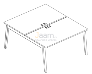 Мебель для персонала Рабочая станция (2х140) АЛ 9177