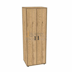 Мебель для персонала Офисный шкаф для одежды ШО56 PRO BLACK