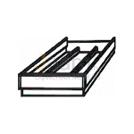 Мебель для гостиниц Каркас кровати ГР 240 ОАТ