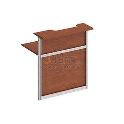 Стойка ресепшн Стойка прямая 1000 с вырезом левый (без опор) ФС 08061