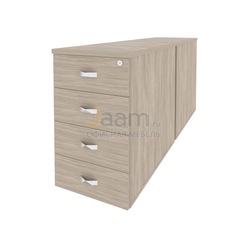 Мебель для персонала Офисная тумба приставная/опорная O.TPO-2.8